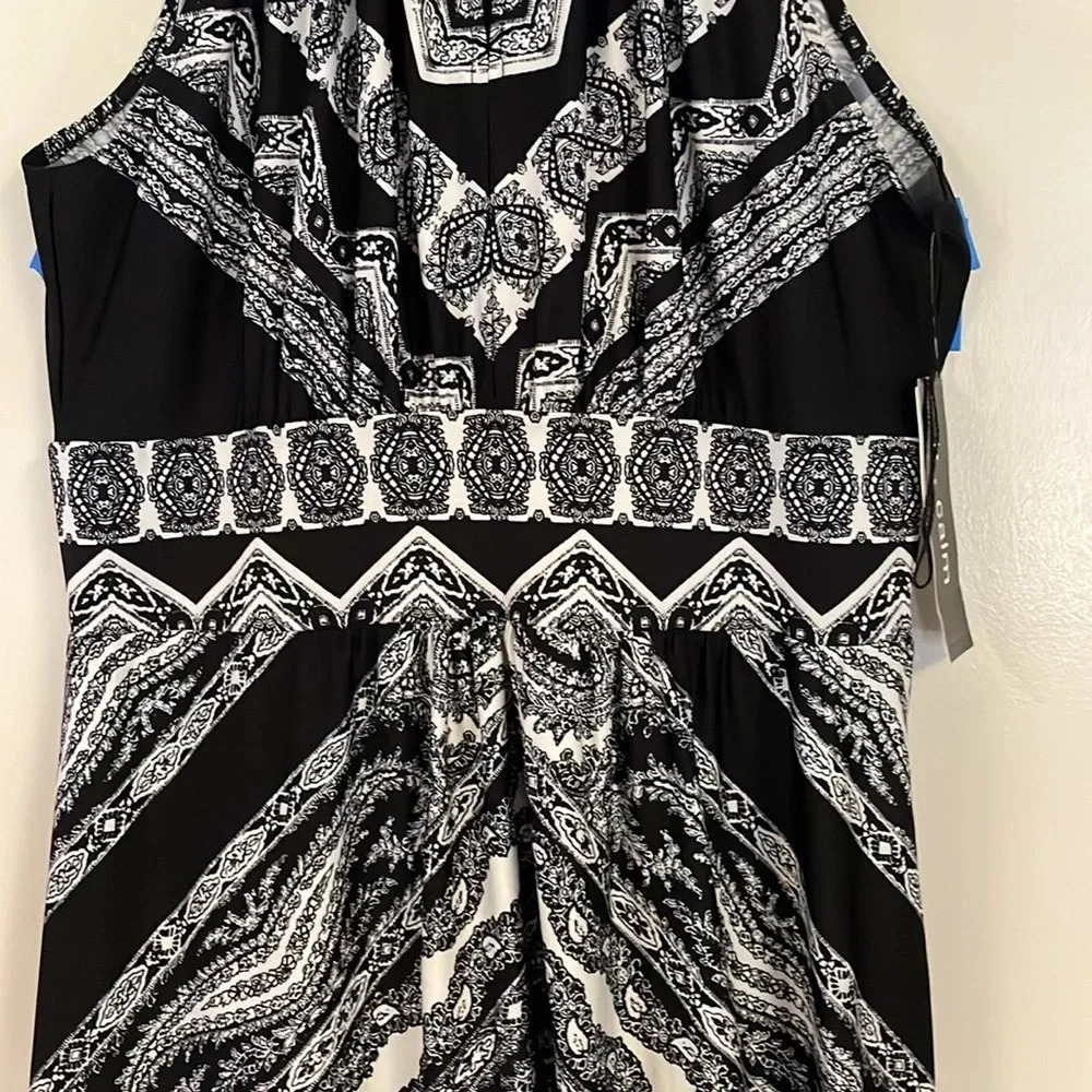 B.Calm Halter Style Dress Sz L - Picture 4 of 8